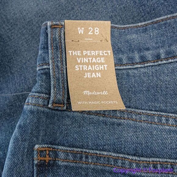 NEW Madewell‎ Perfect Vintage Straight Jean in Mayfield Wash, NG251, 28 - Picture 12 of 16